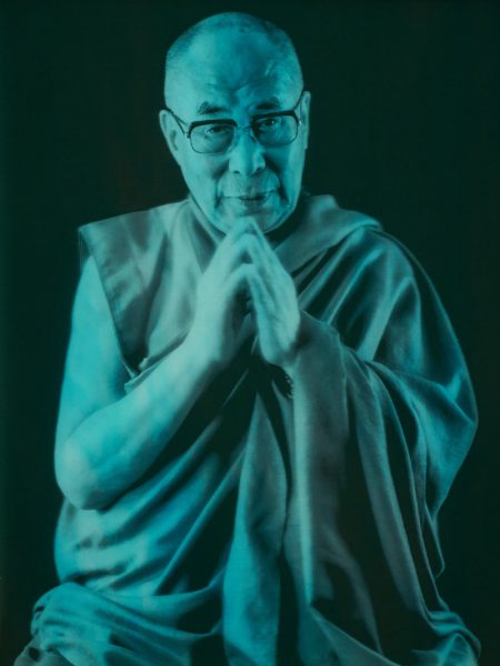 Chris Levine Portrait of the Dalai Lama courtesy amfAR AIDS Gala