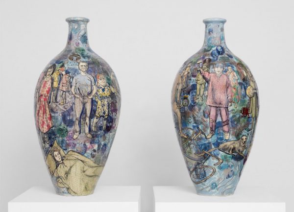 Grayson Perry Matching Pair The Brexit Vases
