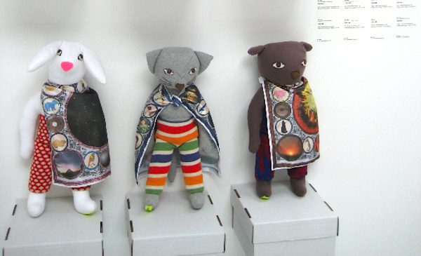 cute stuffed toys, made by an artist called Yuko Obe