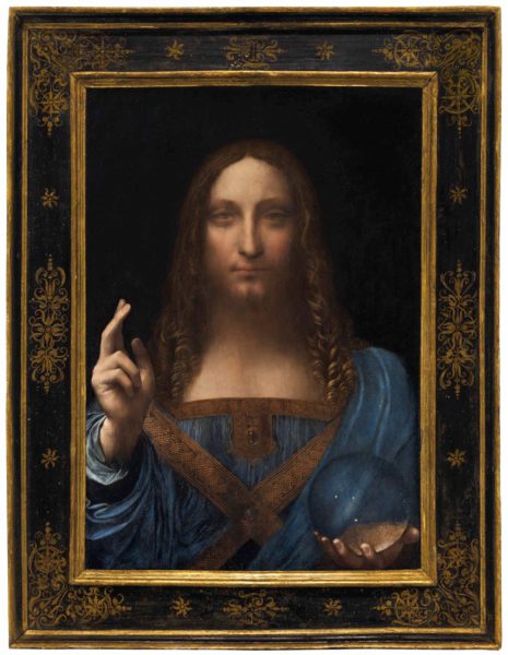 Leonardo da Vinci Salvator Mundi Christie's $450,312,500 Masterpiece