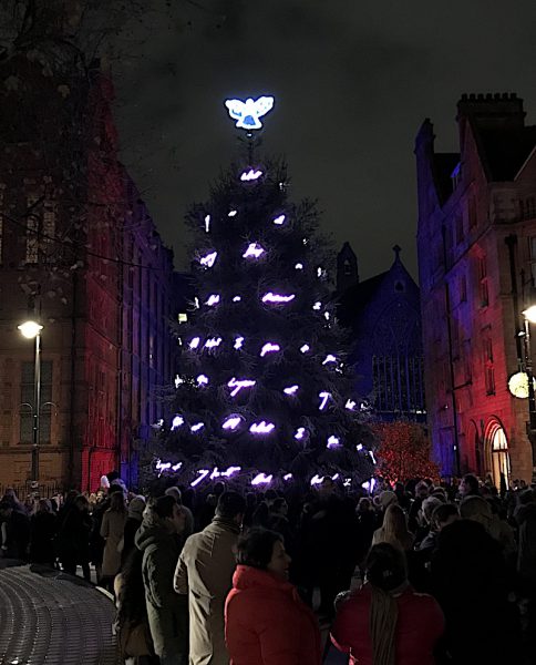 Tracey Emin Christmas Tree Mayfair