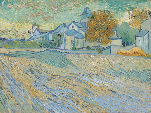 Liz Taylor's Van Gogh’s Vue de l’asile et de la Chapelle de Saint-Rémy