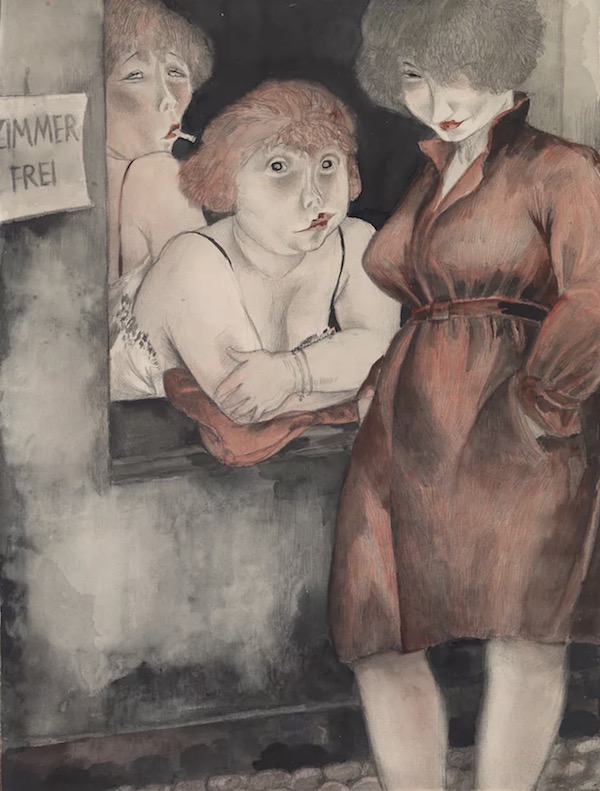 Brüderstrasse (Free Room) (1930), Jeanne Mammen. 