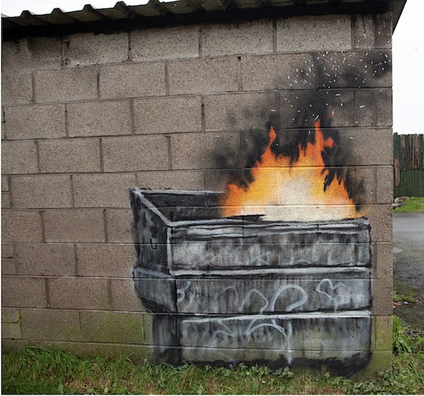 New Banksy Mural In South Wales