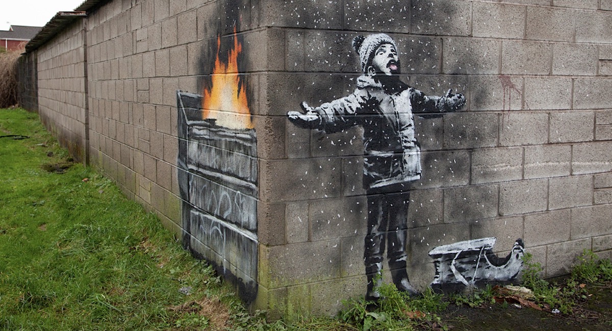 Banksy Port Talbot Mural Sells To Dealer For Six Figures Artlyst