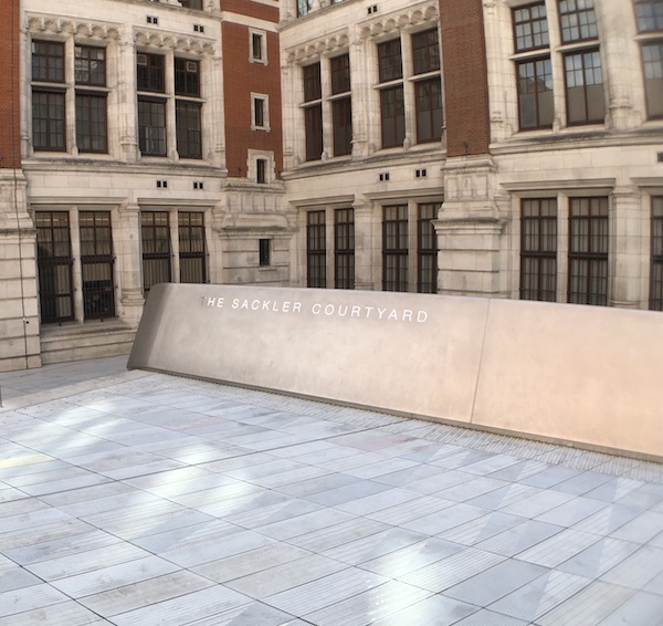The Sackler Courtyard V&A London Photo © Artlyst