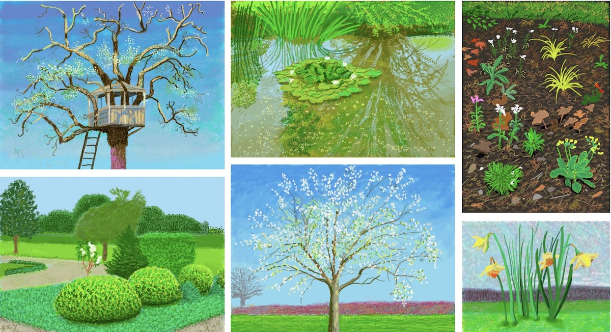 David Hockney: The Arrival of Spring, Normandy - Vimarsana News