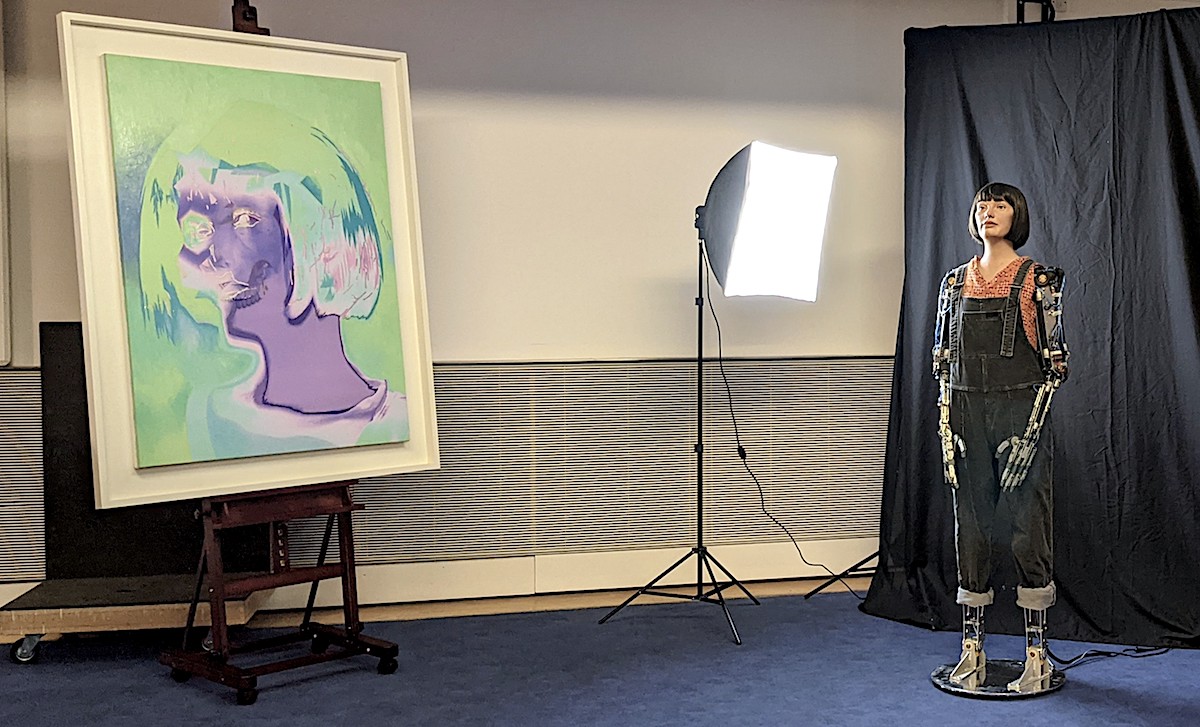 Ai-Da A Robot's Divine And Comedic Vision Ashmolean Oxford - Vimarsana News