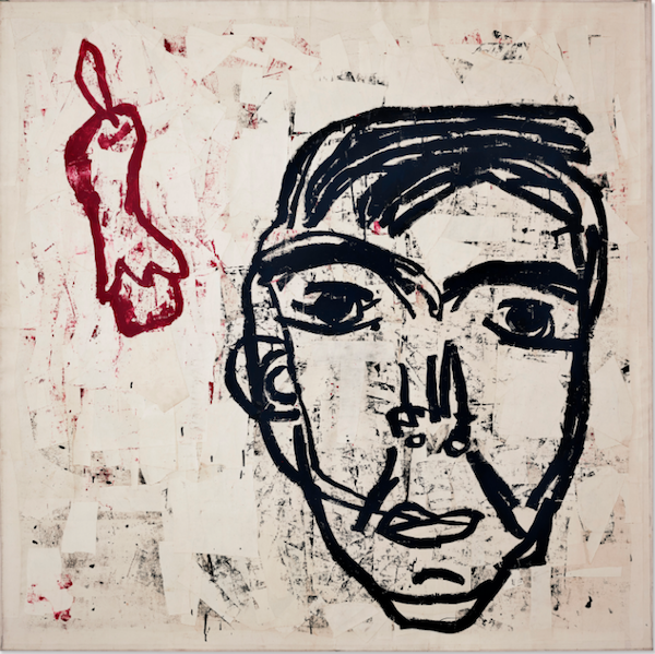 DONALD BAECHLER (1956-2022) Self-Portrait as Jasper Johns